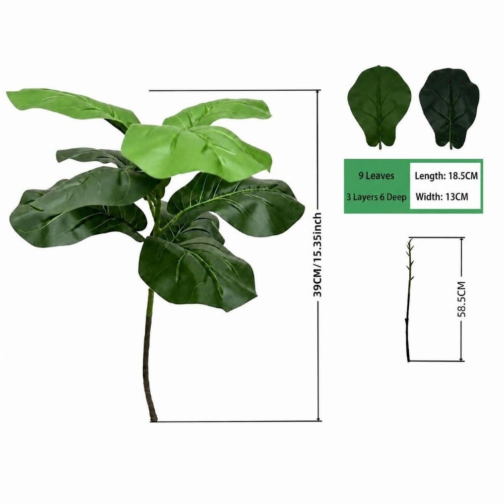 9/15/23 Leaves Artificial Ficu - Ficus Lyrata Tree 评论和价格