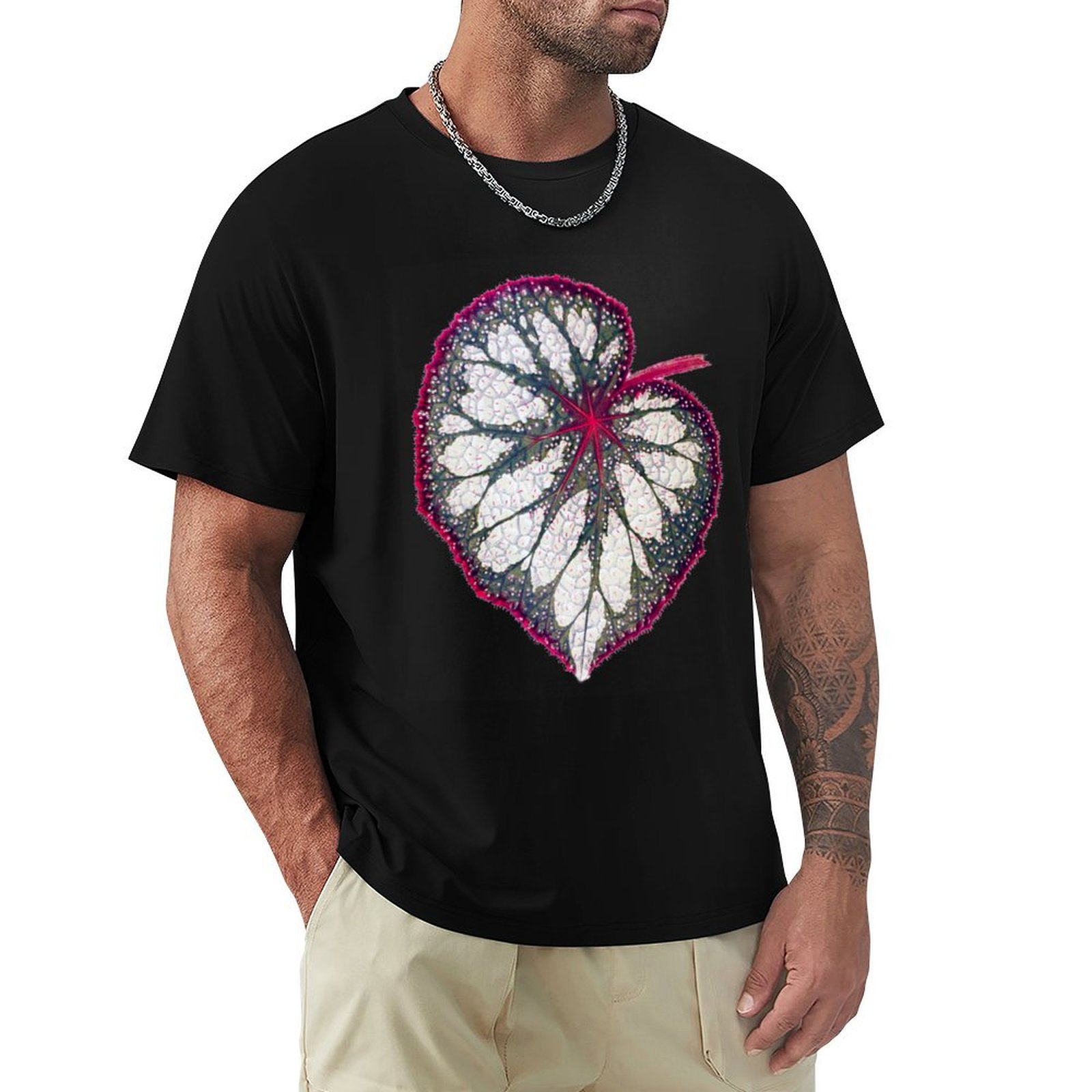 Begonia rex T-Shirt Casual Bas - Begonia Rex 评论和价格