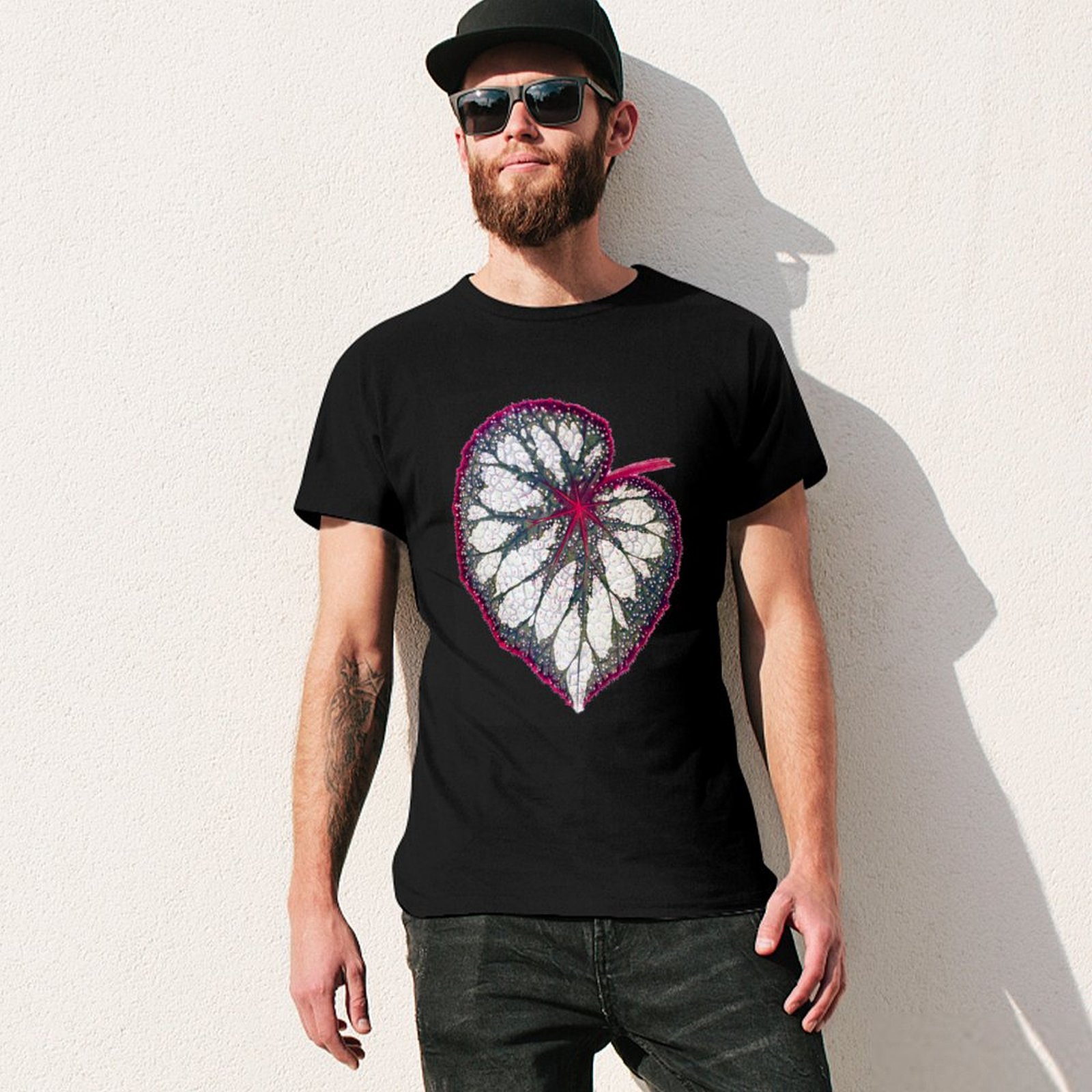 Begonia rex T-Shirt Casual Bas - Begonia Rex 评论和价格